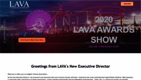 What Lava.org website looked like in 2021 (2 years ago)