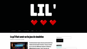 What Lil-life.com website looked like in 2021 (2 years ago)