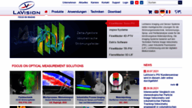 What Lavision.de website looked like in 2021 (2 years ago)