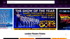 What Londontheatredirect.com website looked like in 2021 (2 years ago)