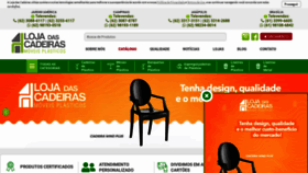 What Lojadascadeiras.com.br website looked like in 2021 (2 years ago)