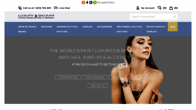 What Luxurybazaar.com website looked like in 2021 (2 years ago)
