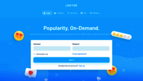 What Liketide.com website looked like in 2021 (2 years ago)