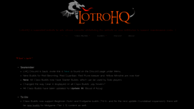 What Lotrohq.com website looked like in 2021 (2 years ago)
