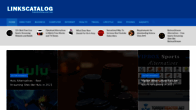 What Linkscatalog.net website looked like in 2021 (2 years ago)