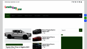 What Lewisraylaw.com website looked like in 2021 (2 years ago)