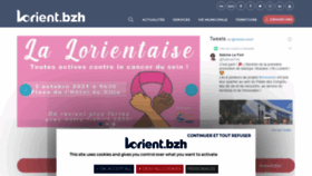 What Lorient.bzh website looked like in 2021 (2 years ago)
