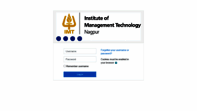 What Lms.imtnagpur.ac.in website looked like in 2021 (2 years ago)