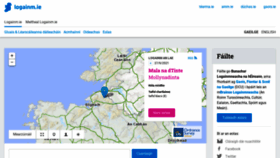 What Logainm.ie website looked like in 2021 (2 years ago)