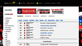 What Livesport24.net website looked like in 2021 (2 years ago)