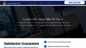 What Locksmithnearme24h.com website looked like in 2021 (2 years ago)