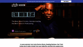 What Levarburtonpodcast.com website looked like in 2021 (2 years ago)