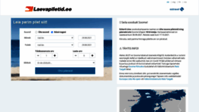 What Laevapiletid.ee website looked like in 2021 (2 years ago)
