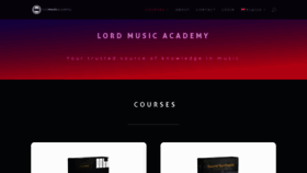 What Lordmusicacademy.com website looked like in 2021 (2 years ago)