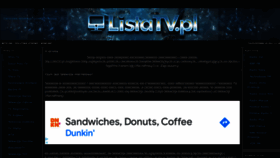 What Listatv.pl website looked like in 2021 (2 years ago)