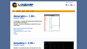 What Logipole.com website looked like in 2021 (2 years ago)