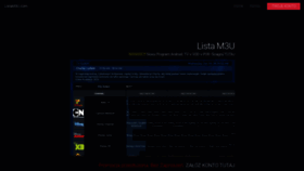 What Listam3u.com website looked like in 2021 (2 years ago)