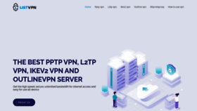 What Listvpn.net website looked like in 2021 (2 years ago)