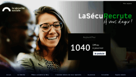 What Lasecurecrute.fr website looked like in 2021 (2 years ago)