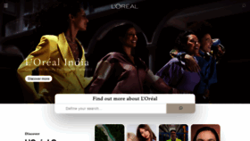 What Loreal.co.in website looked like in 2021 (2 years ago)