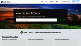 What Landsoftexas.com website looked like in 2021 (2 years ago)