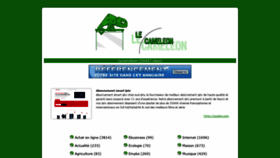 What Lecameleon.com website looked like in 2021 (2 years ago)