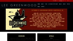 What Leegreenwood.com website looked like in 2021 (2 years ago)
