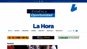 What Lahora.com.ec website looked like in 2021 (2 years ago)