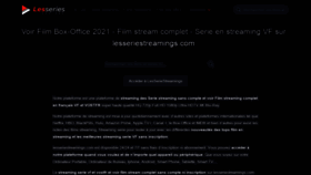 What Lesseriestreamings.com website looked like in 2021 (2 years ago)