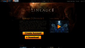 What Lineage2c1.com website looked like in 2021 (2 years ago)