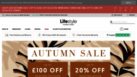 What Lifestylefurniture.co.uk website looked like in 2021 (2 years ago)