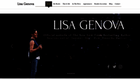 What Lisagenova.com website looked like in 2021 (2 years ago)