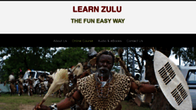 What Learnzulu.co.za website looked like in 2021 (2 years ago)