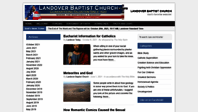 What Landoverbaptist.net website looked like in 2021 (2 years ago)