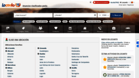 What Locanto.es website looked like in 2021 (2 years ago)