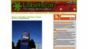 What Labelscar.com website looked like in 2021 (2 years ago)
