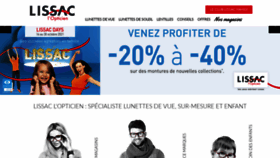 What Lissac.fr website looked like in 2021 (2 years ago)