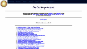 What Laetusinpraesens.org website looked like in 2021 (2 years ago)