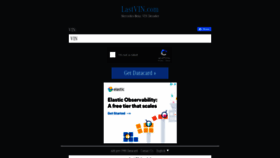 What Lastvin.com website looked like in 2021 (2 years ago)