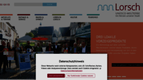 What Lorsch.de website looked like in 2021 (2 years ago)