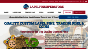 What Lapelpinsuperstore.com website looked like in 2021 (2 years ago)