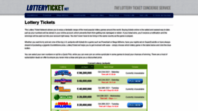 What Lotteryticket.net website looked like in 2021 (2 years ago)