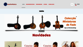 What Lojadamusica.com website looked like in 2021 (2 years ago)