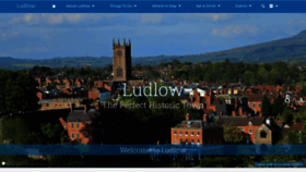 What Ludlow.org.uk website looked like in 2021 (2 years ago)