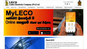 What Leco.lk website looked like in 2021 (2 years ago)