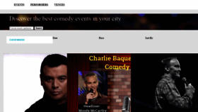 What Laughstub.com website looked like in 2021 (2 years ago)