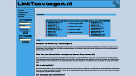 What Linktoevoegen.nl website looked like in 2021 (2 years ago)