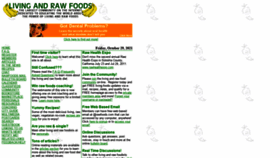 What Living-foods.com website looked like in 2021 (2 years ago)