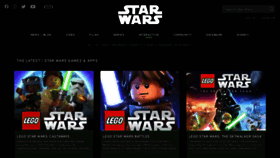 What Lucasarts.com website looked like in 2021 (2 years ago)