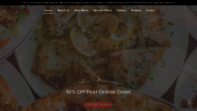 What Lapizzeriatogo.com website looked like in 2021 (2 years ago)